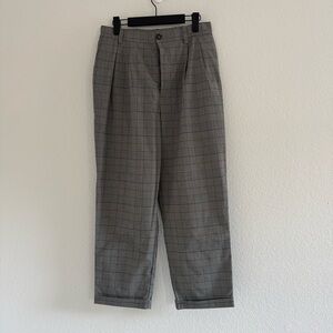 Astr women's Gray Plaid Dress Pants